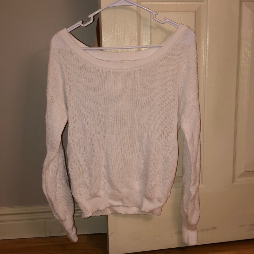 Garage White Sweater